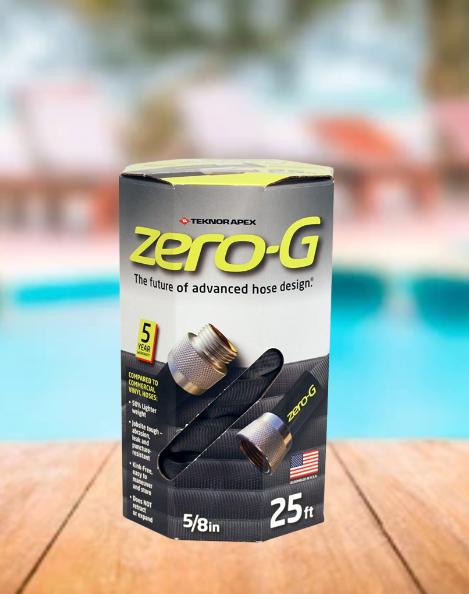 Zero-G lightweight and kink-free garden hose for pool maintenance - Pools Plus More.